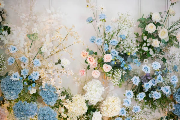 Fondo Boda Decoratio Flores — Foto de Stock
