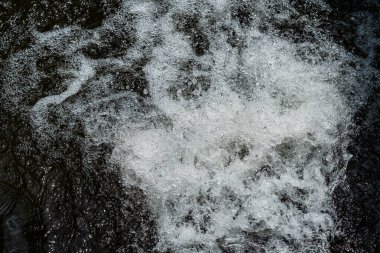 Kabarcık suyu arkaplanını kapat, abstrac