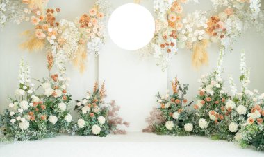 güzel çiçek arkaplanı, renkli doğa