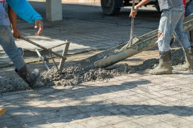 bina, işçi, inşaat demirleri, beton ve ekipman