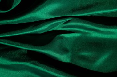 yeşil kumaş dokusu arka plan, soyut, kumaşın yakın dokusu