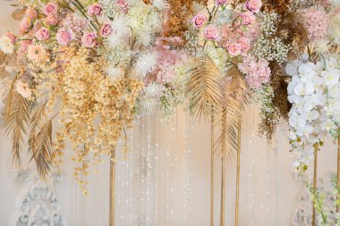 çiçek arkaplanı, fon dekorasyonu, gül deseni, renkli arkaplan, bir demet flowe