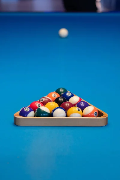 Snooker Ball Stole Spor — Zdjęcie stockowe
