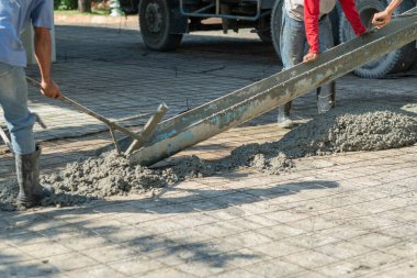 bina, işçi, inşaat demirleri, beton ve ekipman