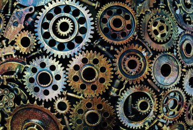 Metal paslı arka plan, çürümüş çelik, çizik ve çatlaklı metal doku, pas duvarı, eski metal paslı doku