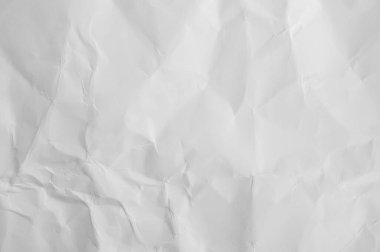 Buruşmuş kağıt, beyaz kağıt arkaplan