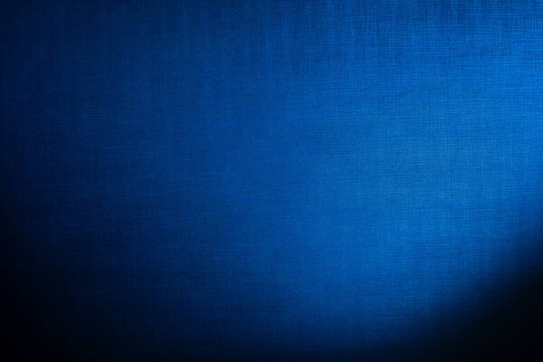 синий текстурный фон ткани, абстрактная, крупным планом текстура ткани