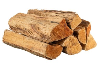 Yakacak odun ya da Hardwood. Şömine, ateş çukuru ya da ızgara için odun. Bütün kütük. Doğal ahşap desenli. Eko ormanı. Fırın kuru, şenlik ateşi yakmak kolay. Birch ve Pine. Evi ısıtmak için odun.