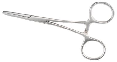 Forseps aleti. Kelly forseps makası. Paslanmaz çelik hemostatik forseps kilit kıskaçlı cerrahi forseps. Balıkçı kerpeteni kıvrımlı, düz uçlu. Balık oltası sökücü. Tıbbi araç, malzeme.