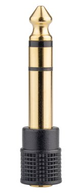 Ses adaptörü 6.35mm 1 / 4 inç erkek 3.5mm 1 / 8 inç kadın stereo kulaklık altın kaplama. Erkek ev telefonu hırsızlığı TRS kabloları dijital piyano, gitar ve mikrofon için birbirine bağlanıyor