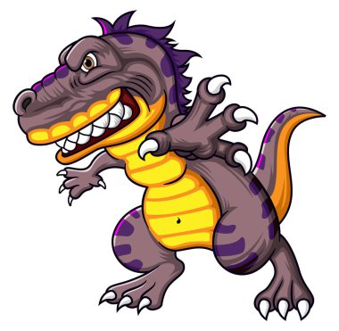 Kızgın Dinozor karakteri güzel bir poz vermiş.