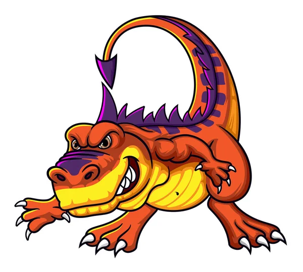 Korkunç resimli dinozor karakteri