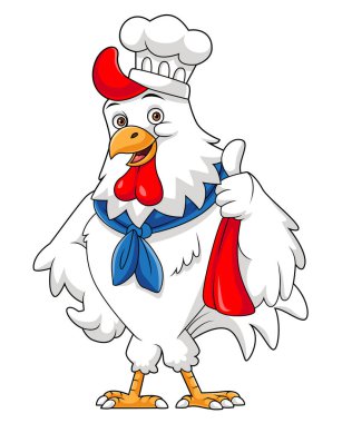 Horoz profesyonel bir illüstrasyon aşçısıdır.