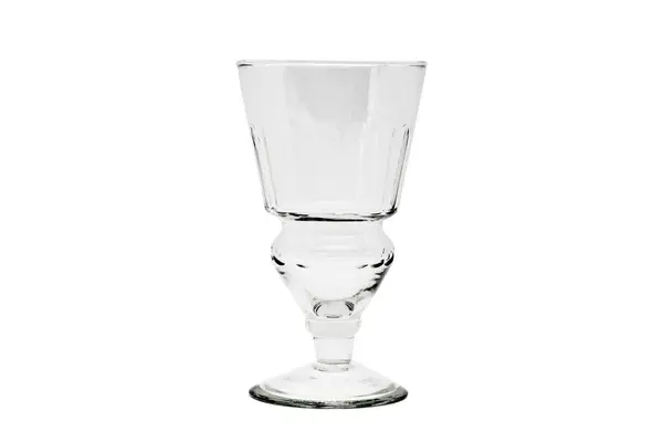 Empty Absinthe Glass Isolated White Background Royalty Free Stock Images