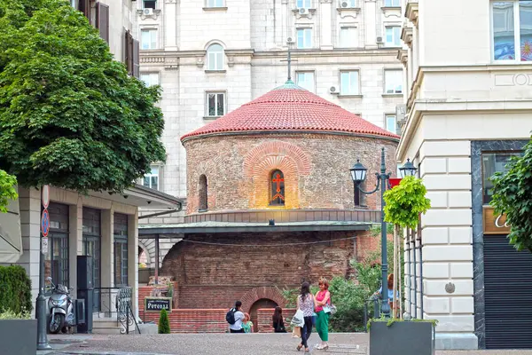 保加利亚索菲亚的Rotunda George Sveti Georgi 免版税图库照片
