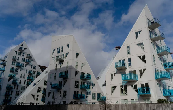 Cestovní Ruch Domy Architektura Města Aarhus Dánsko — Stock fotografie