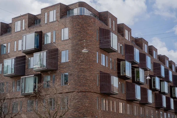 Житлові Будинки Житлові Будинки Копенгагені Данія — стокове фото
