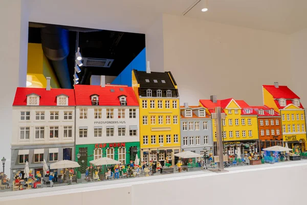Μοντέλο Της Πόλης Της Κοπεγχάγης Κατασκευασμένο Από Τον Κατασκευαστή Δανία — Φωτογραφία Αρχείου
