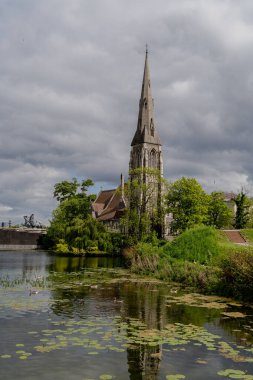 Seyahat et. Kopenhag şehri. Danimarka. Genel plan.