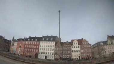 Kopenhag şehri. Danimarka. Zaman Uygulaması.