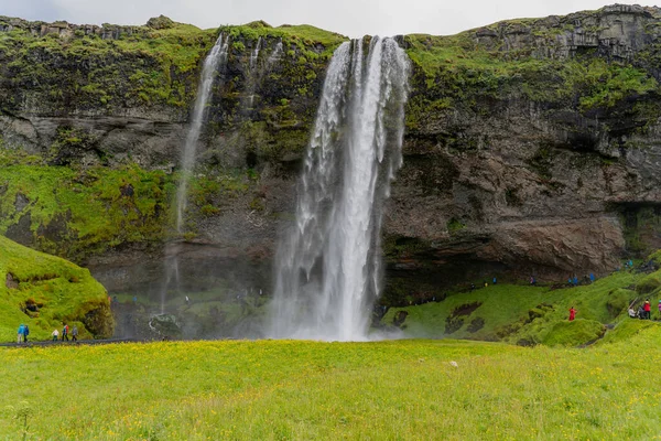 Nagy Vízesés Festői Táj Izland — Stock Fotó