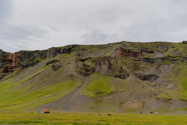 Исландия Живописный Пейзаж Вид Сверху — стоковое фото