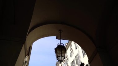 Mimari yapı. Kemer. İtalya. Torino.