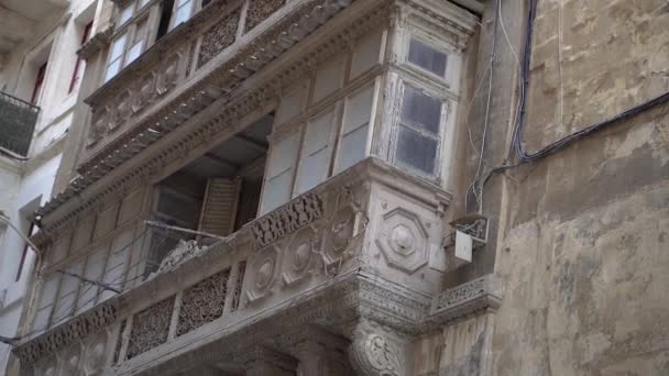 Architecture Old City Malta — Stock Video