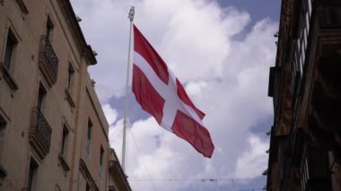 Malta. Eski kasaba Valletta. Genel plan.