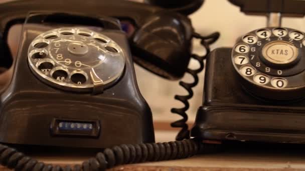 Telefonunuz Var Şifreli Telefon Eski Tarz Yakın Plan — Stok video