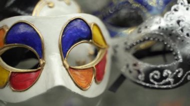 Venedik karnaval maskesi. Genel plan.