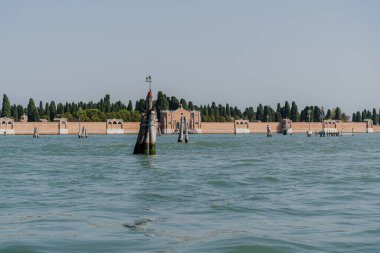 Venedik. Şehir manzaralı. Genel plan.