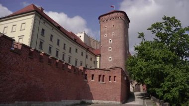 Krakow. Mimarlık. Tarihi binalar. Eski kasaba..