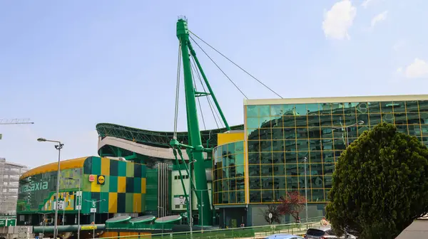Lizbon 'daki ikonik Alvalade Stadyumu' nun dış görünüşü Portekiz Spor Kulübü 'ne ev sahipliği yapıyor.