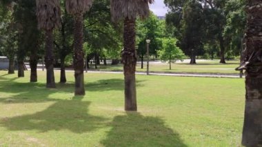 Lizbon, Portekiz 'deki Quinta das Conchas ve Leylak Parkı manzarası