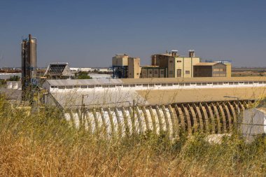 Industrial complex of adp fertilizers manufacturing chemical products in forte da casa, portugal