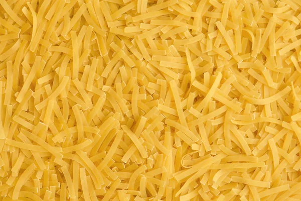 Yellow Background Raw Vermicelli Noodles Concept Pasta Background — Stock Photo, Image