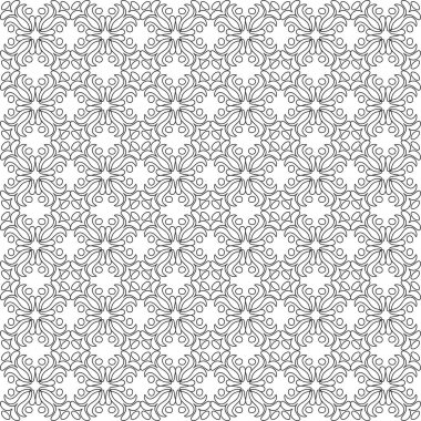 Çizgi desenli. Siyah ve beyaz, doğrusal vektör çizimleri. Boyama sayfası, yetişkinler ve çocuklar için boyama kitabı. Dekoratif soyut geometrik arkaplan. Renk ve satırı düzenlemek kolay.