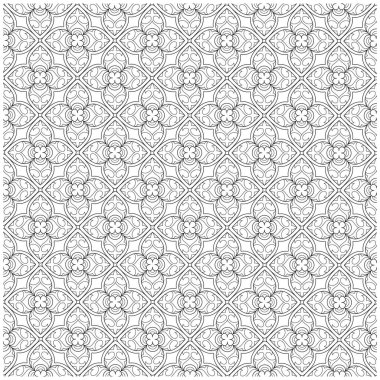 Çizgi desenli. Siyah ve beyaz, doğrusal vektör çizimleri. Boyama sayfası, yetişkinler ve çocuklar için boyama kitabı. Dekoratif soyut geometrik arkaplan. Renk ve satırı düzenlemek kolay.