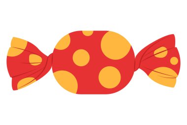 Çizgi film paketlenmiş şeker. Karamelli bonbon tatlı lolipoplar çocuklar için çikolata ve meyve tatlısı, lezzetli şekerli şekerlemeler tatlı yemek doğum günü, 