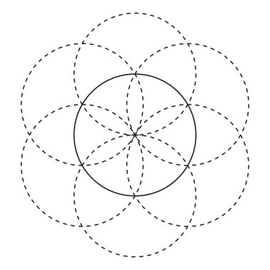 Kutsal geometri vektör tasarımı elementleri. Simya, din, felsefe, maneviyat, hipster sembolleri ve elementler. Vektör resimlemesini Ayarla