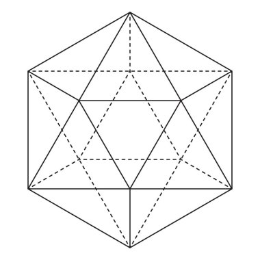 Kutsal geometri vektör tasarım elementi. Simya, din, felsefe, maneviyat, hipster sembolleri ve elementler. Vektör illüstrasyonu