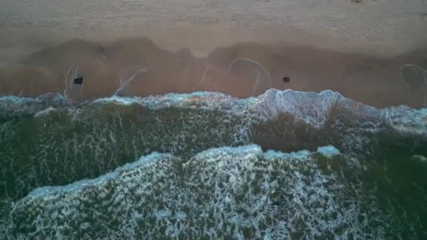 Sea Scenery Drone View Sunset Horizon Nature Beauty Water Landscape — Video