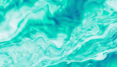 Soyut suluboya arkaplan maviye ve yeşile göre arka plan, pankart için sıvı sıvı dokusu ile