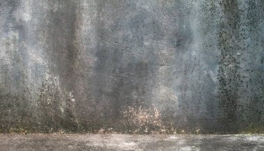 Arka plan olarak eski gri beton duvar dokusu