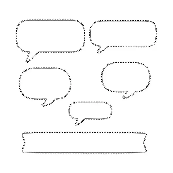 Konuşma baloncukları vektör çizimi