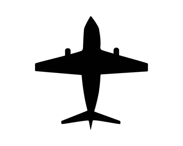 Klasik Kara Uçak Silueti