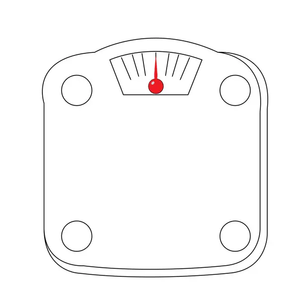 Fitness Ağırlık Ölçekleme Vektörü (124; Dijital Sağlık ve Ağırlık Ölçümü Aracı