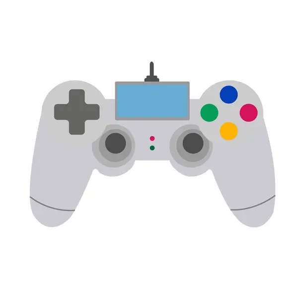Oyun konsolu denetleyici simgesi düz tasarım vektörü