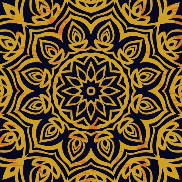 Alev ışığı egzotik arkaplan resimli etnik mandala